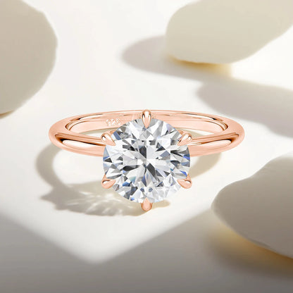 Szjinao Certified 14k Gold Moissanite Ring 1ct 2ct 3ct Lab Diamond Sparkling Au585 Engagement Jewelry Promise Wedding Gift Sale