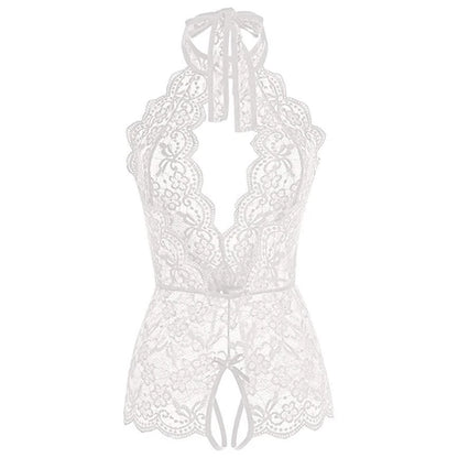 Sexy Lingerie Porno Women Plus Size S-2XL Bodysuit Role Play Clothes Transparent Nightgown Open Crotch Underwear Exotic Costumes