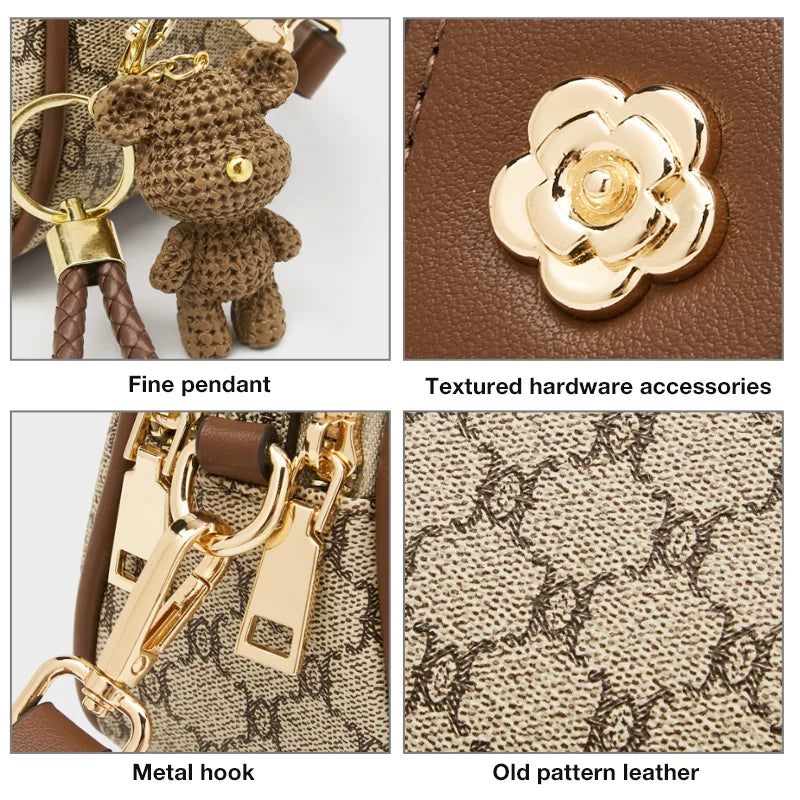 FOXER 2026 Fashion New Women's Shoulder Bag PVC Leather Female Crossbody Bag Chic Daily Lady Cellphone Bag Purse