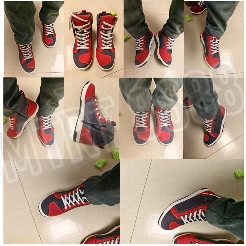 Hot Motorcycle Boots Motos Riders Protective Boots Waterproof Non-slip Motocross Mountain Racing Shoes Casual Shoes