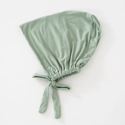 82 Colors Tie-Back Undercaps Fashion Women's Inner Hijab Muslim Cap Bonnet Plain Islamic Cotton Spandex Jersey DEW Underscarf