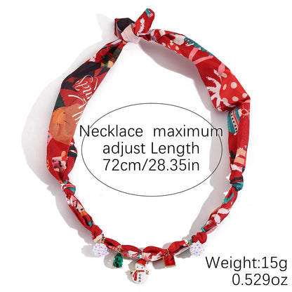European and American Cross-Border Summer Scarf Necklace with Premium Feel, Multi-Pendant Pearl, Versatile, Light Luxury Silk Sc