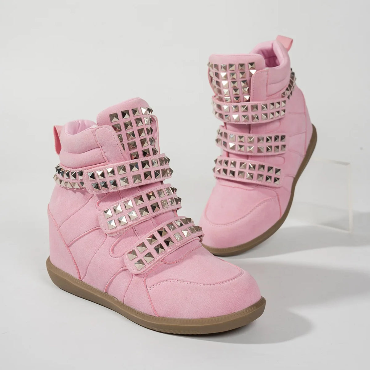 2026 New Studded Buckled Women Ankle Boots Trend Cool Punk High Heels Booties Soft Fashion Causal Dress Party Shoes for Women