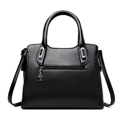 3 Layers Large Capacity Designer Women Top-Handle Bags Shoulder Crossbody Bags for Women Luxury Patent Leather Casual Tote Bag
