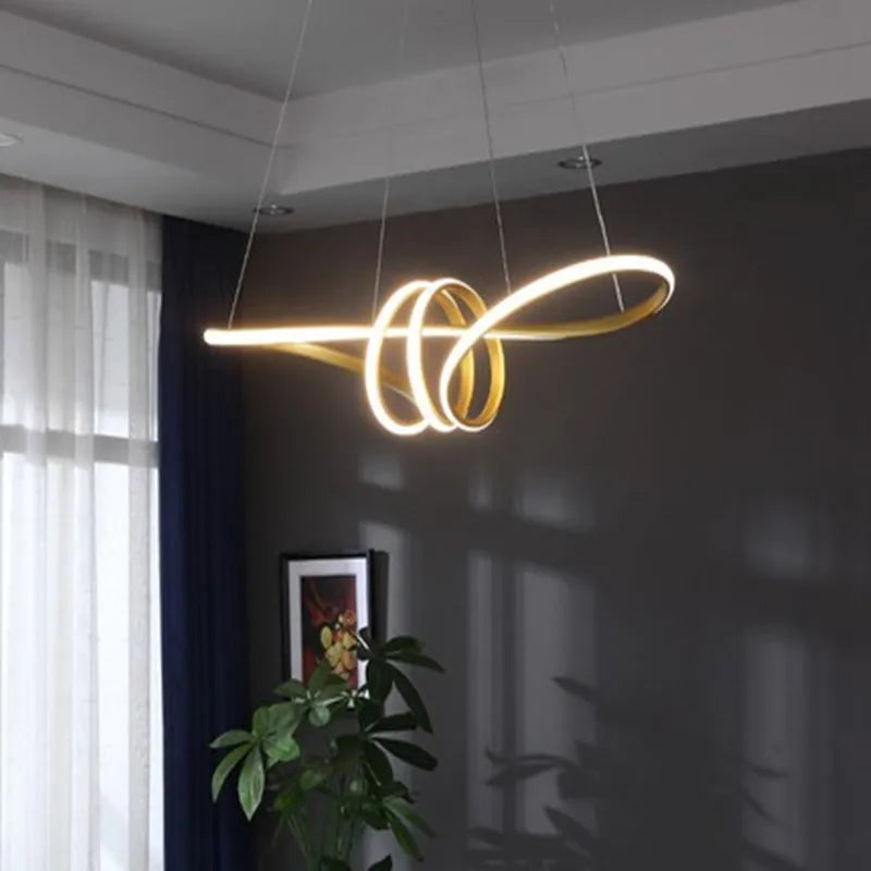 Modern Kitchen Island Pendant Lights Bar Table Dining Room Decor Hanging Lights Remote Dimming Kitchen Led Cord Pendant Lamp