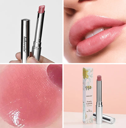 Lakerain Nearly Lipstick Lip Balm Natural Color Creamy Texture Long Lasting Moisturizing  Nourishing Lip Care Gloss Cosmetic