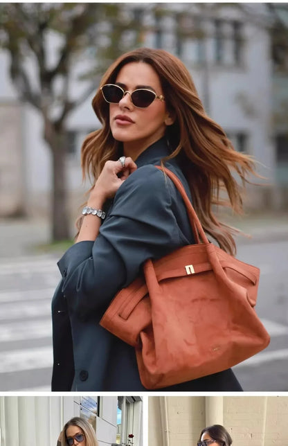 JW PEI Hana Quiet Luxury Trapeze Tote Bag Pebbled Vegan Leather Top-Handle Handbag Premium Women Shoulder Bag Fashion Messenger Purse 2026