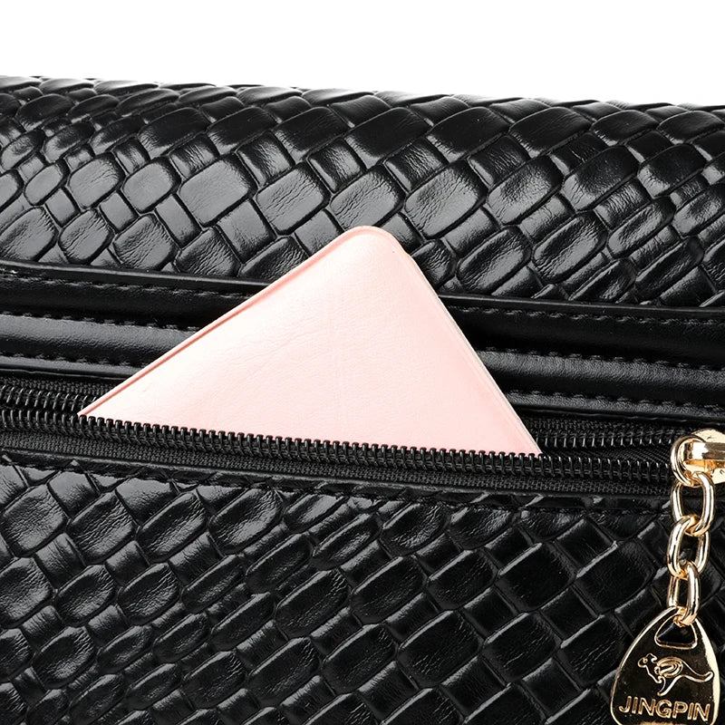 High Quality Soft Leather Purse Fashion Women Shoulder Messenger Bag Multi-pocket Wear-resistant Bag Luxury Ladies Handbag Sac