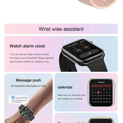 2026 Series 10 Watch 10 GPS Smart Watch Memory Music Video Bluetooth Call Heart Rate Waterproof NFC Smartwatch For Apple Android
