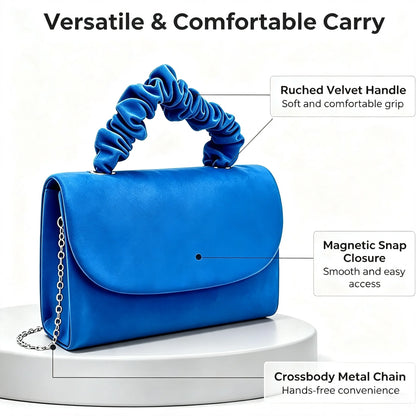 Women's Evening Bag, Faux Suede Solid Color Evening Dress Handbag, Suitable for Business, Commuting, Portable Makeup Bag, Wallet, Ideal for Prom, Parties, Weddings, and Holiday Gatherings