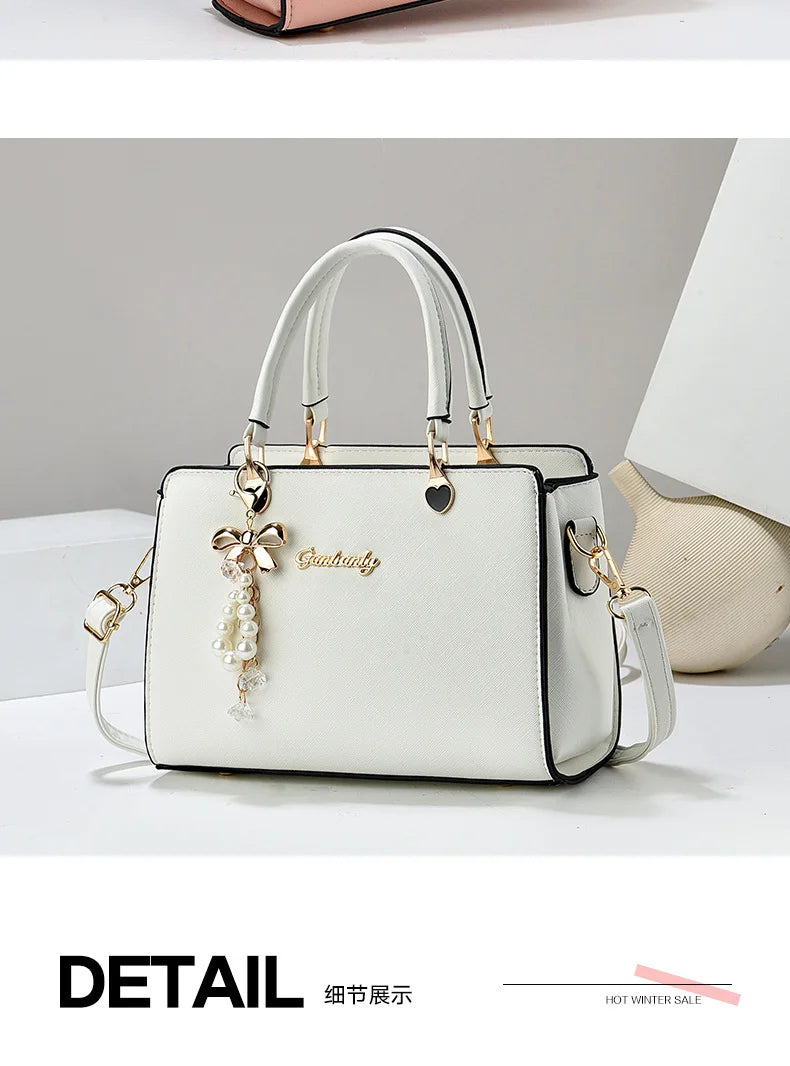New Women bag Shoulder bag Handbag for women 2026 Crossbody bag pattern PU Portable bucket bag ladies messenger bag