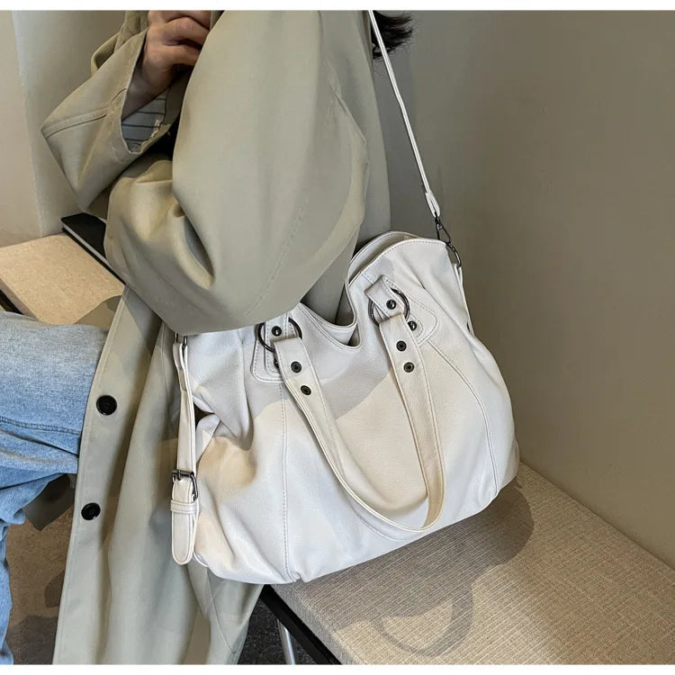 Female Hobo Handbag Large Capacity Shoulder Bags Big Stylsih Tote Bag Ladies Soft Leather Hobos Messenger Bags Women Сумочки
