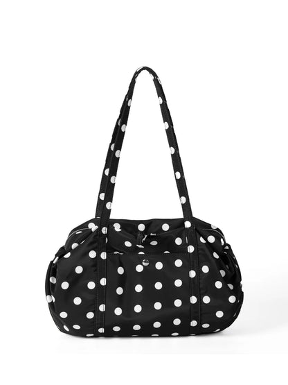 Trendy Leopard Print Canvas Shoulder Bag Large Capacity Fashion Tote Handle Bag for Daily Commute Versatile Texture Storage Bags