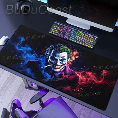 J-Jokers Popular Movies Mousepad HD Printing Computer Gamers Locking Edge Non-slip Mouse Pad XXL Non-Slip Keyboard PC Desk Pad