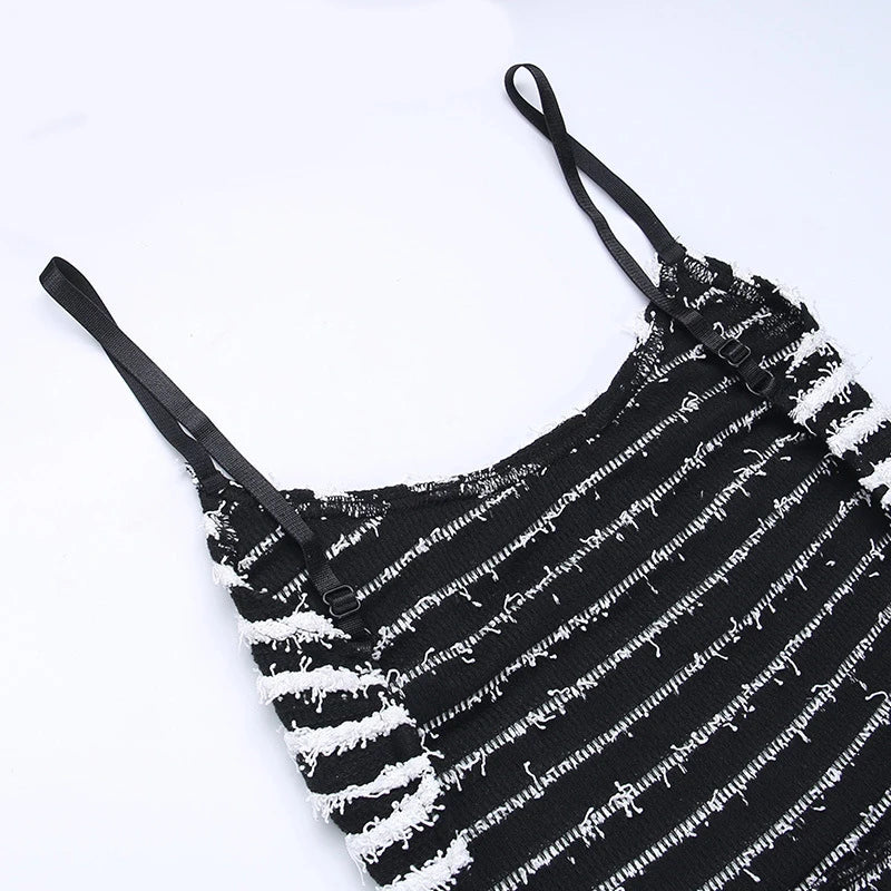 OMSJ New Style Backless Jumpsuits For Women Sexy Camisoles High Waist Hip Lifting Striped One-piece Rompers Flare Pants Clubwear