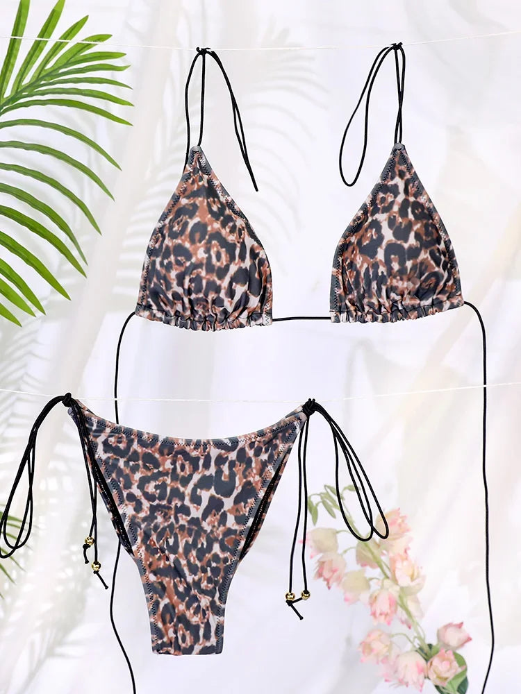 Two Piece Suit Bikinis 2026 Women Swimsuit Push Up Bathing Suit Sexy Bikinis Sets Swimwear Print Beachwear Solid Biquinis