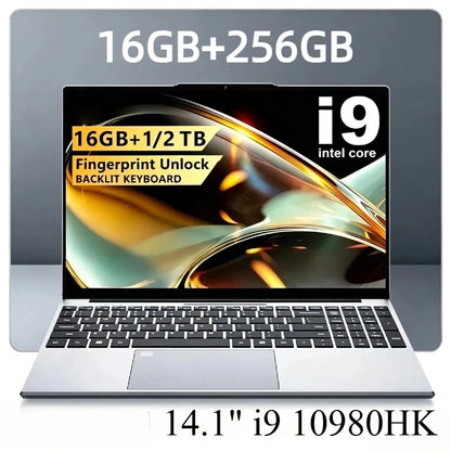 Intel Core i9 10980HK 14.1 Inch Pro Laptop 8C 16T 2.4GHz Base 5.3GHz Boost 16MB 45W 32GB RAM 2TB M.2 SSD Gaming Office