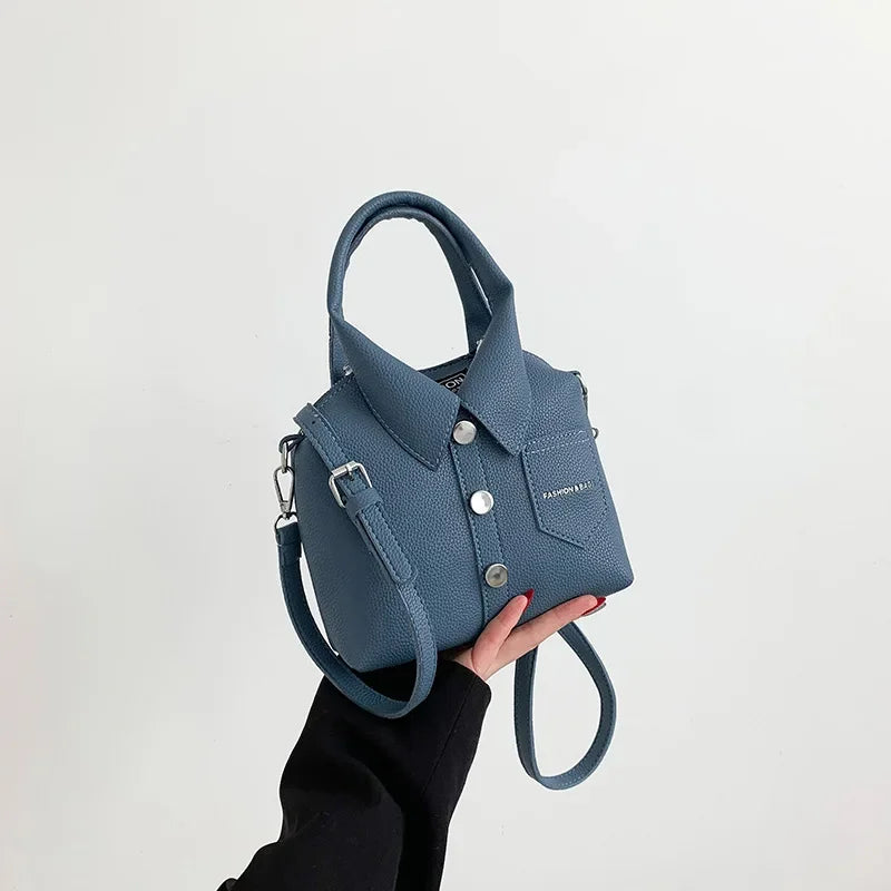 PU Square Compact Shoulder and Crossbody Bags Zipper Unique Design High Quality Hand Bags for Women 2026 Designer Style Bolso