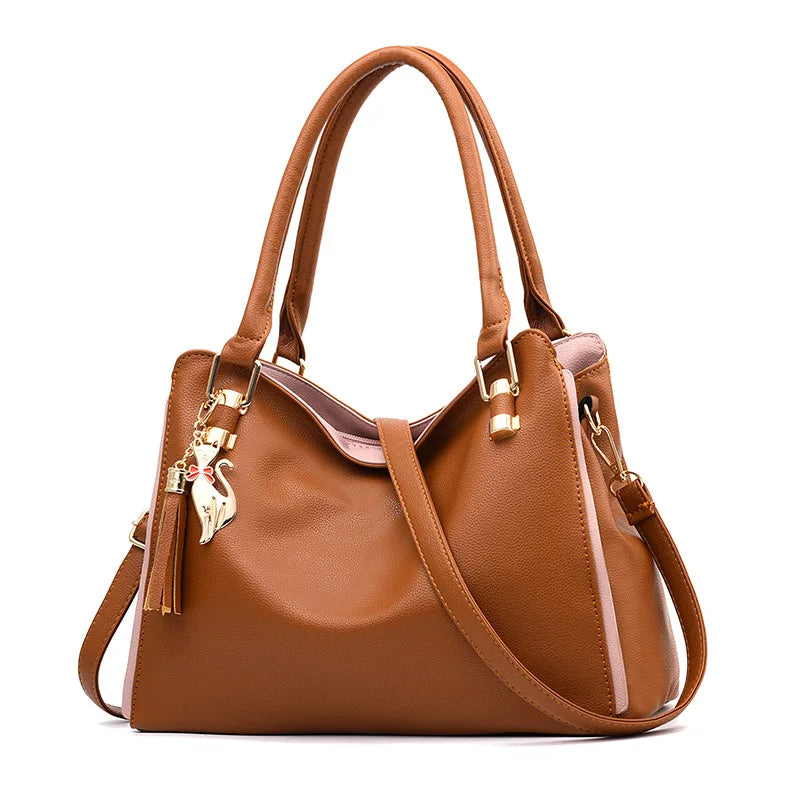 Luxury Handbags Women Bags Designer Fashion Soft PU Leather Tote Bags For Women 2024 Large Capacity Tote Bag Shopping Handbag