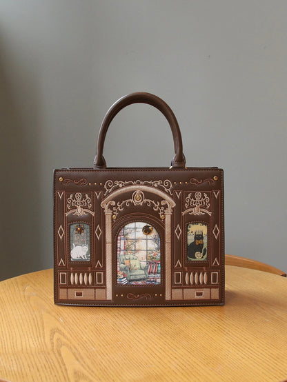 2026 Light Luxury Niche Design Fashion New Cat Bag Light Luxury Heavy Industry Craft Embroidery Thread Small Square B