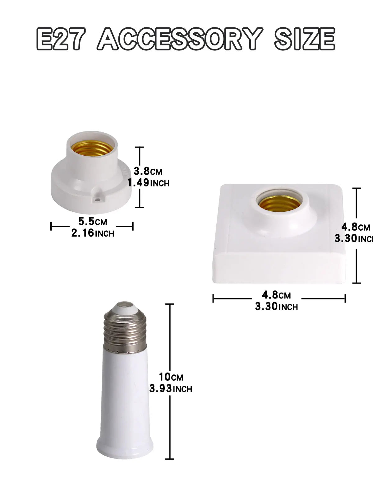 Three-Color Dimming LED E27 Ceiling Fan Lights with Remote Control Silent Dimmable Invisible Fan Light for Living Room Bedroom