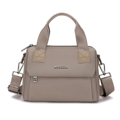 Ladies Lightweight Shoulder Bag Waterproof Nylon Handbag for Commuter Work Casual Crossbody Bags for Women Messenger Bag
