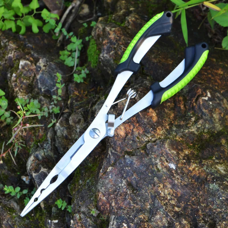 Fishing Pliers - Multifunctional Hook Remover, Line Cutter & Ring Opener