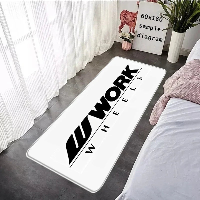 Entrance Doormats Work Wheel Hub Non-slip Bedroom Mat Hallway Carpet Kitchen Floor Car Boot Carpets Room Decor Bathroom Rugs