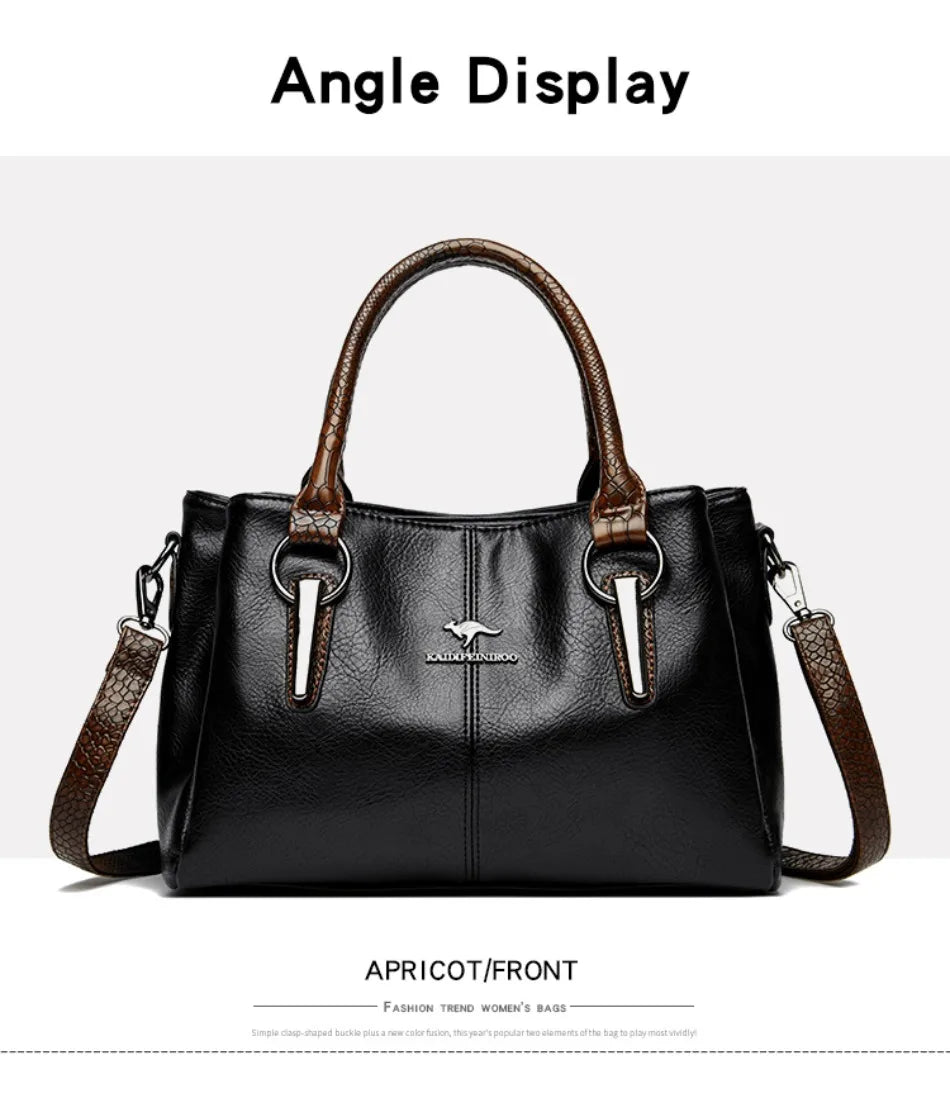 Luxury Handbags Women Bags Designer Soft Leather Shoulder Crossbody Bags for Women 2024 Elegant Large Capacity Tote Handbags Sac