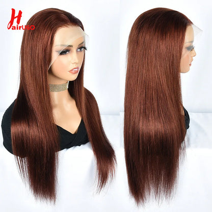 #27 Honey Blonde 13x4 Lace Front Wigs Human Hair Straight 4x4 Lace Closure Wigs Remy Straight Human Hair Wigs For Women HairUGo