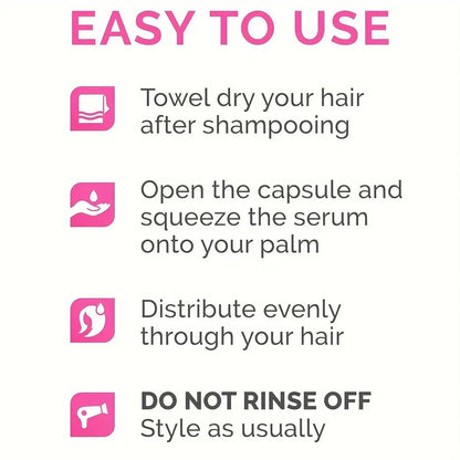 "80PCS/40PCS Avocado & Argan Oil Hair Serum – Repairing, Frizz Control & Shine Boost – For Dry & Damaged Hair"
