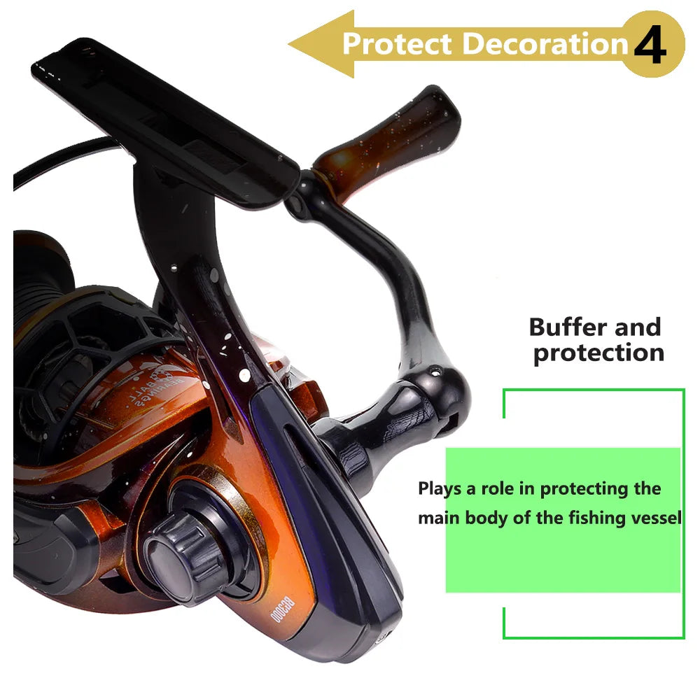 JOSBY Spinning Fishing Reel 1000 2000 3000 Series Metal line Cup Pesca 5.2:1 Gear Ratio Wheel Carp Freshwater Seawater Tackle