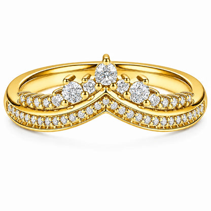 Custom Lab Grown Diamond Ring 9K 14K Gold 0.3cttw D Color VVS Clarity Engagement Promise Wedding Anniversary Ring for Women
