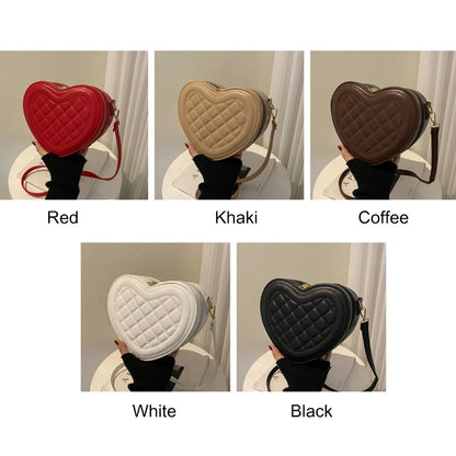 Luxury Love Shaped Shoulder Bag Small Handbags Designer Crossbody Bags Women Sling Purse Red Peach Heart Phone Bag Shoulder Bag