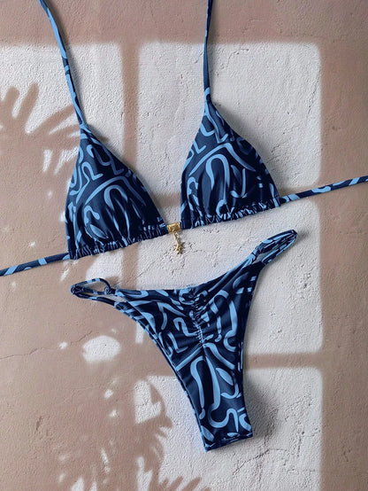 Micro Bikini Women Swimsuit Two-Piece Bathing Suit Woman Swimwear 2026 Sexy Leopard Push Up Thong Bikinis Sets Beachwear Summer