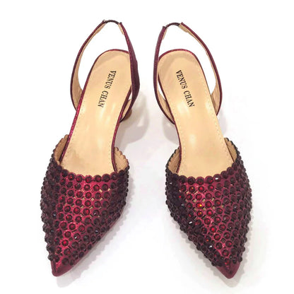 Fashion Summer 2023 Beads Decorated Muffin Bottom Sandals Wear Comfortable And Versatile Elegant Ladies Shoes And Bag Set
