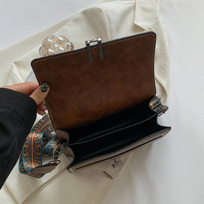 Mini Cross-Body Bags for Women, Adjustable Strap, Small Square Design Purse, Fashion Shoulder Bag, New Designer Mini Leather Bag