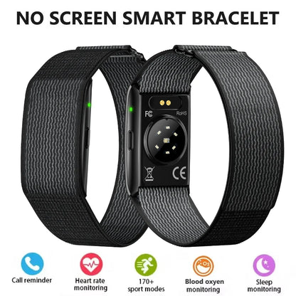 2026 No Screen Smart Watch for Men Women Fitness Tracker Heart Rate Blood Pressure Monitor HRV Sleep Sport Health Smart Bracelet