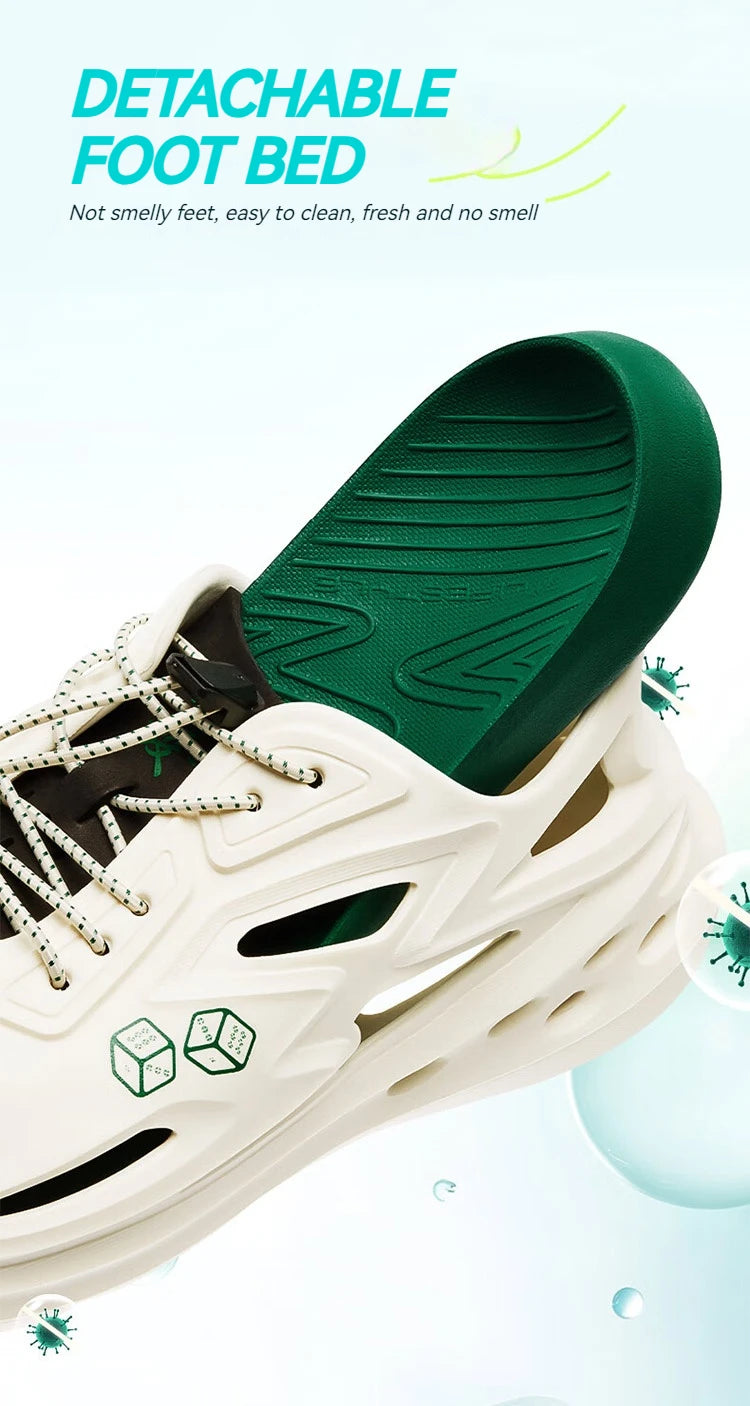 361 Degrees BIG3 Men'S Women's Sports Slippers Summer Outdoor Non-Slip Detachable Beach Casual Sandals And Slippers 672426717
