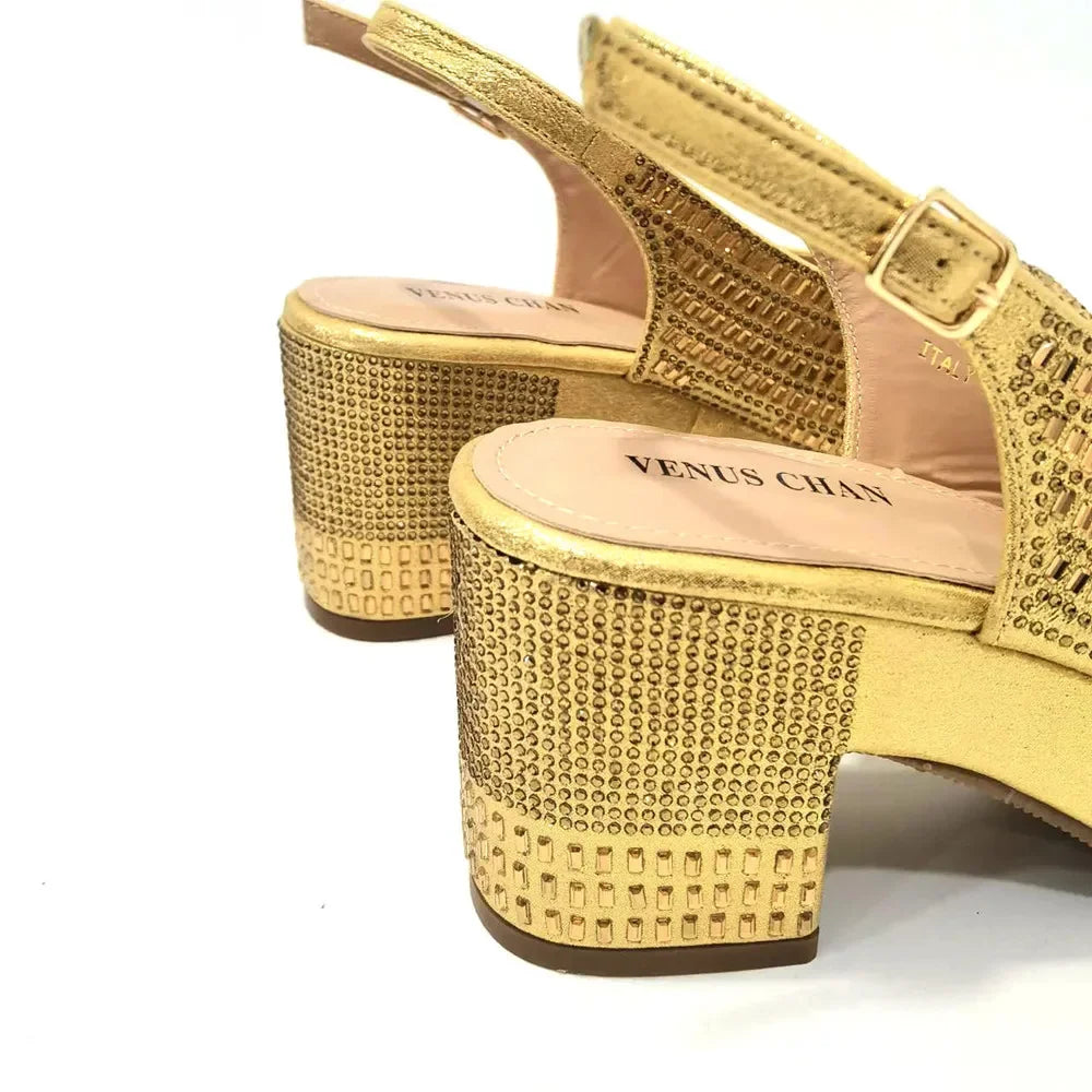 High Heels 2024 Women's Purple Luxury Designer Split Square Toe Rhinestone Wedding Shoes and Wedding Set