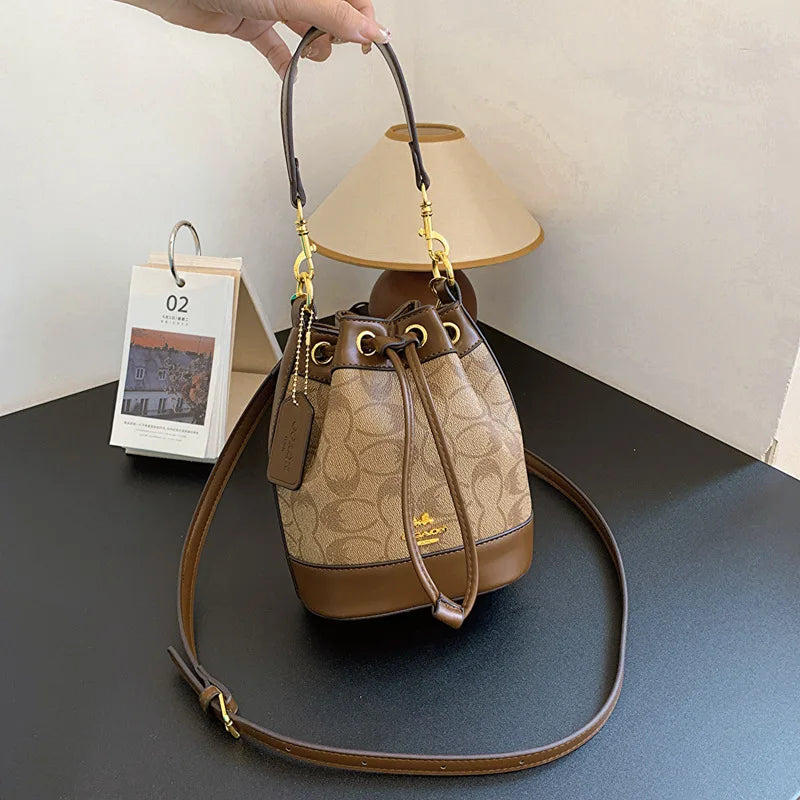 Stylish Women's Crossbody Diaper Bags Designer Leather Shoulder Handbag Elegant Tote Purse Luxury Classic Ladies Messenger Bag