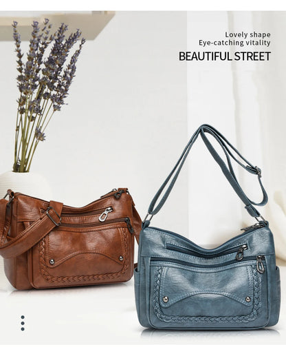 High Quality Leather Luxury Handbags Ladies Bag Designer Shoulder Crossbody Bags For Women 2024 New Bolsa Feminina Sac A Main