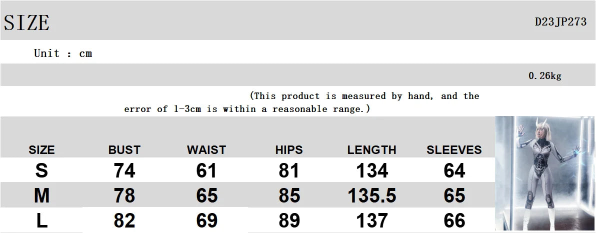 Fashion Mechanical Style Print Jumpsuits For Women One-Piece Semi-High Neckline With Long Sleeves Jumpsuit Women Y2k Jumpsuit