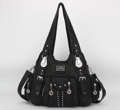 Fashion Handbags Women Shoulder Bags PU Leather Handbag Female Satchel Big-capacity Shoulder Purse Bag Bolsa Feminina