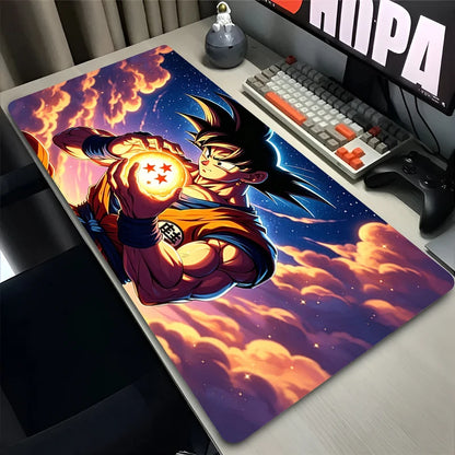 Popular DBZ Mouse Pad PC Computer Gaming Accessories Japanese anime Carpet Dragon Ball Large Mousepads Gamer Keyboard Desk Mat