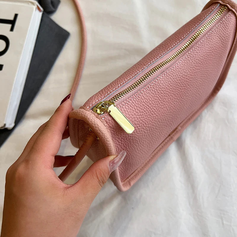 100%Real Cowhide Genuine Leather Sac Fashion Women Crossbody Bags For Ladies New High Capacity Shoulder Bag Handbag Female Purse