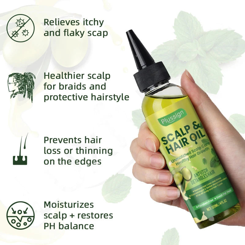 1Pcs Braid Sheen Spray With Coconut Oil For Dreadlocks Care 4oz Scalp & Hair Oil For Nourish Scalp Extra Shine Hair Care Spray