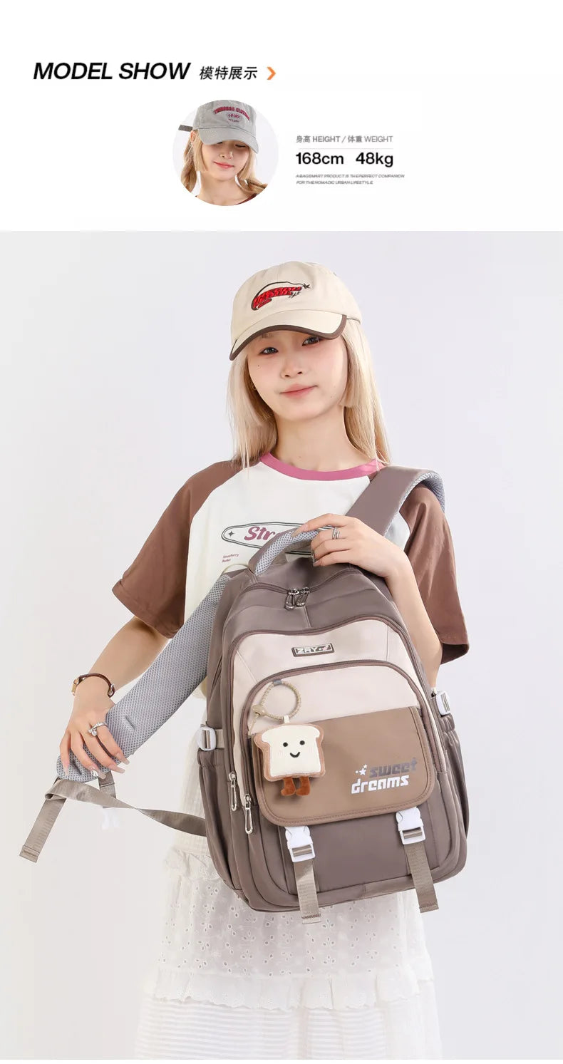 2025 Waterproof Girl Backpack Children School Bags for Kids Book Bag Children New School Backpack Girls mochila infantil escolar