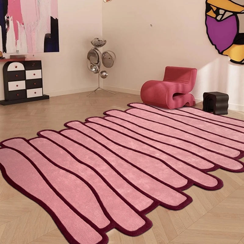Irregular Shape Bedroom Decor Large Carpet Thickend Plush Cloakroom Rug Creativity Rugs for Bedroom Fluffy Soft Lounge Floor Mat