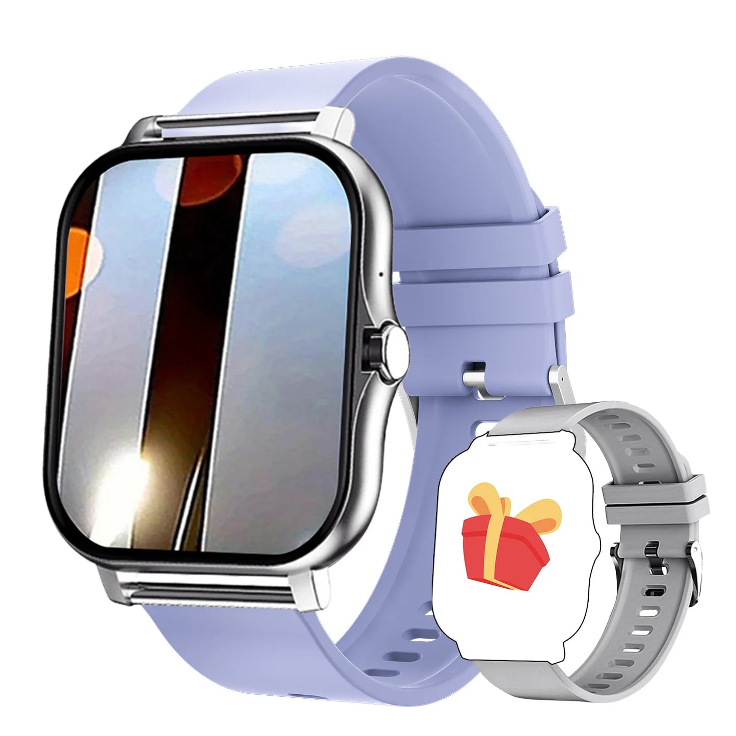 2026 New Smart Watch 1.44''HD Screen Bluetooth Call Sleep Blood Oxygen Pressure Health Monitoring Watches For Women Men
